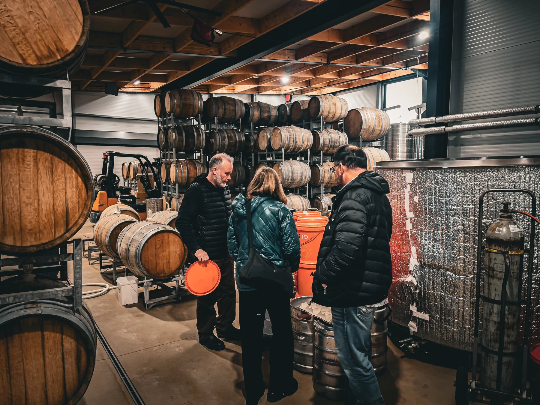 Central Otago vineyard and wine tasting setting